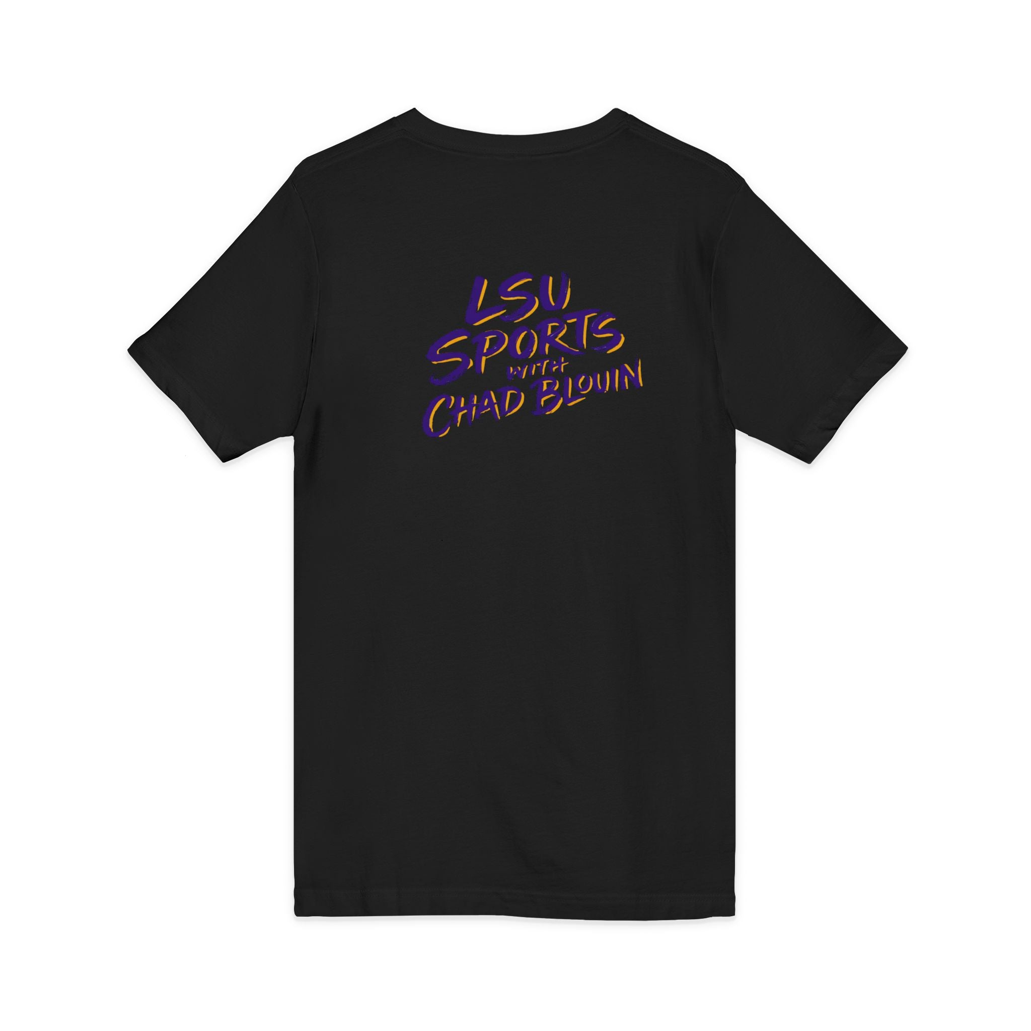 LSU Sports V-Neck Tee — Bayou Brothers Design