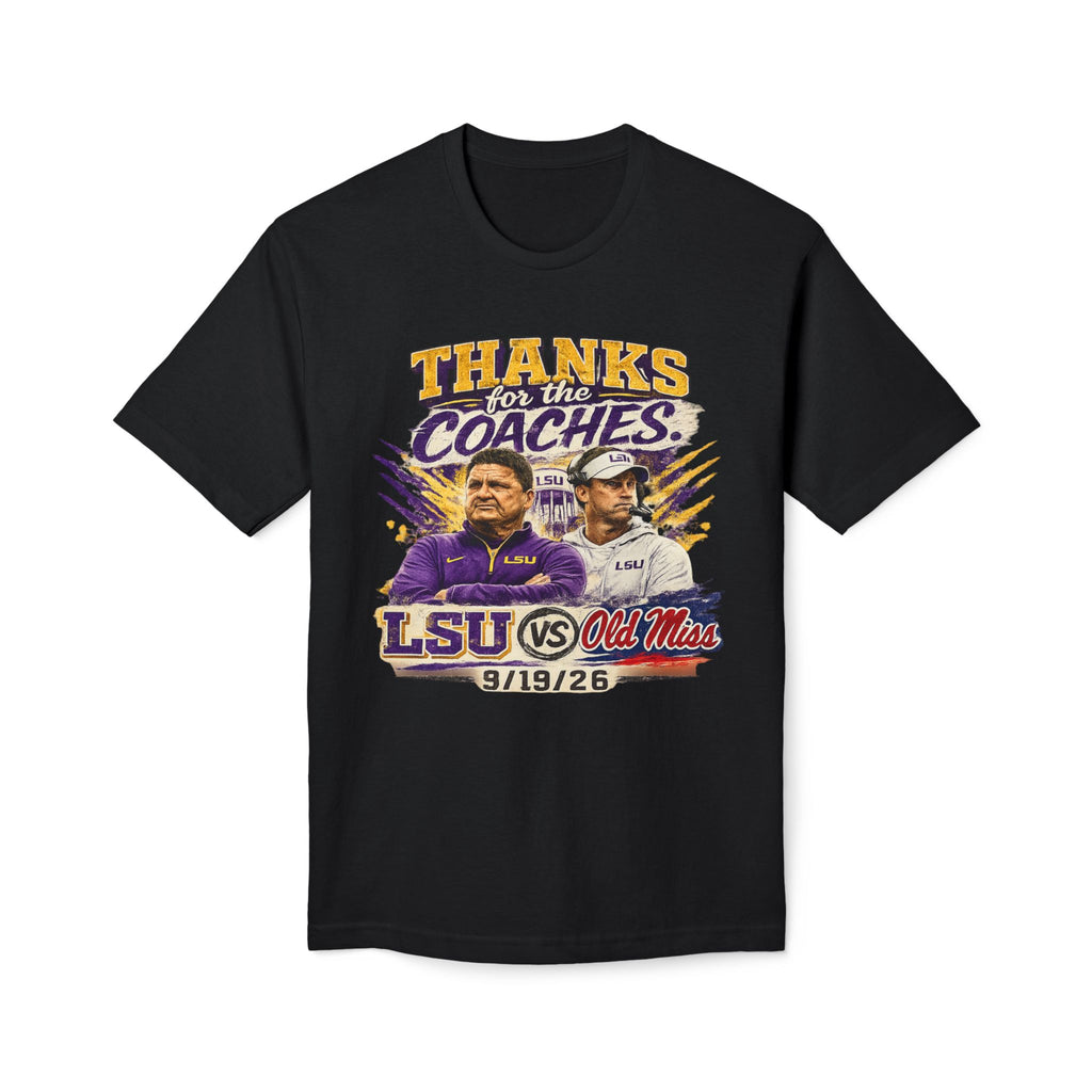 Thanks for the Coaches Shirt, LSU vs Ole Miss 2026 Shirt, College Football Rivalry Tee, Gameday Shirt