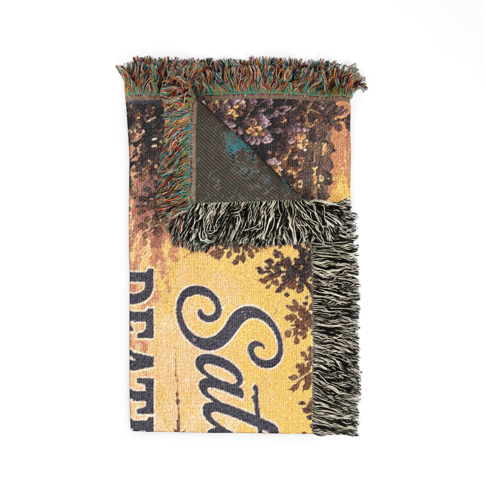 LSU Tiger Woven Blanket | Collegiate Tiger Throw