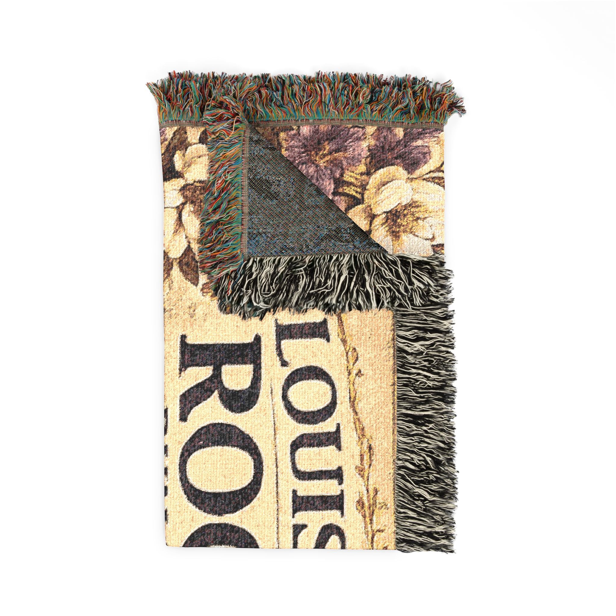 LSU Tiger Collage Woven Blanket | Collegiate Tiger Throw