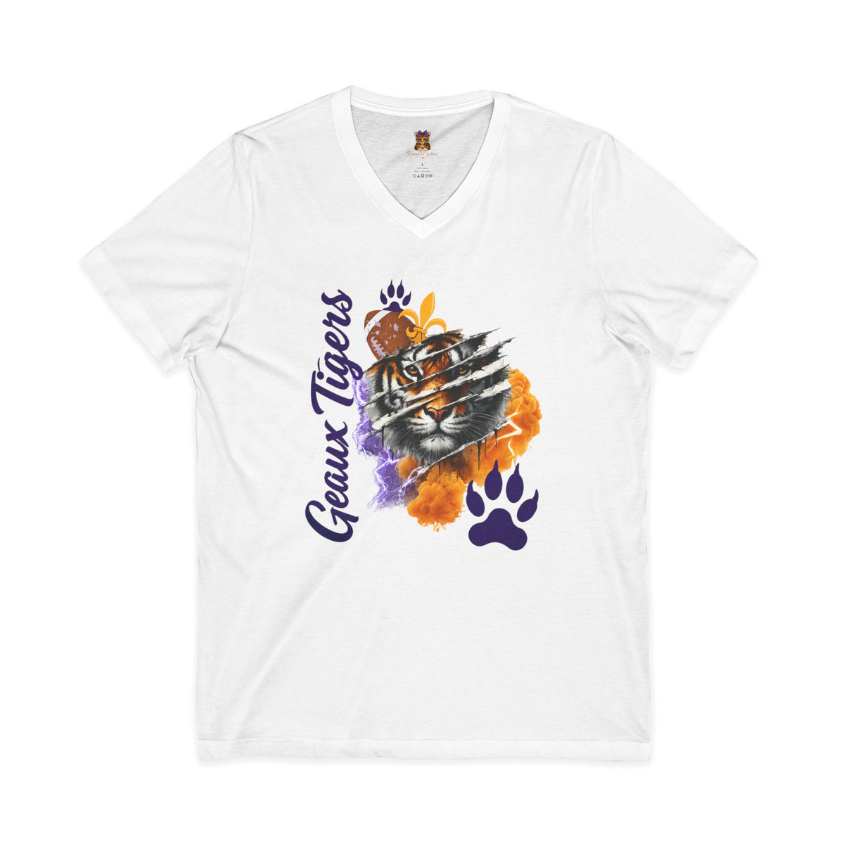 Geaux Tigers Shirt, LSU Inspired Tiger Tee, Comfort Colors Game Day Shirt, Purple Gold Football Shirt, Tiger Fan Gift