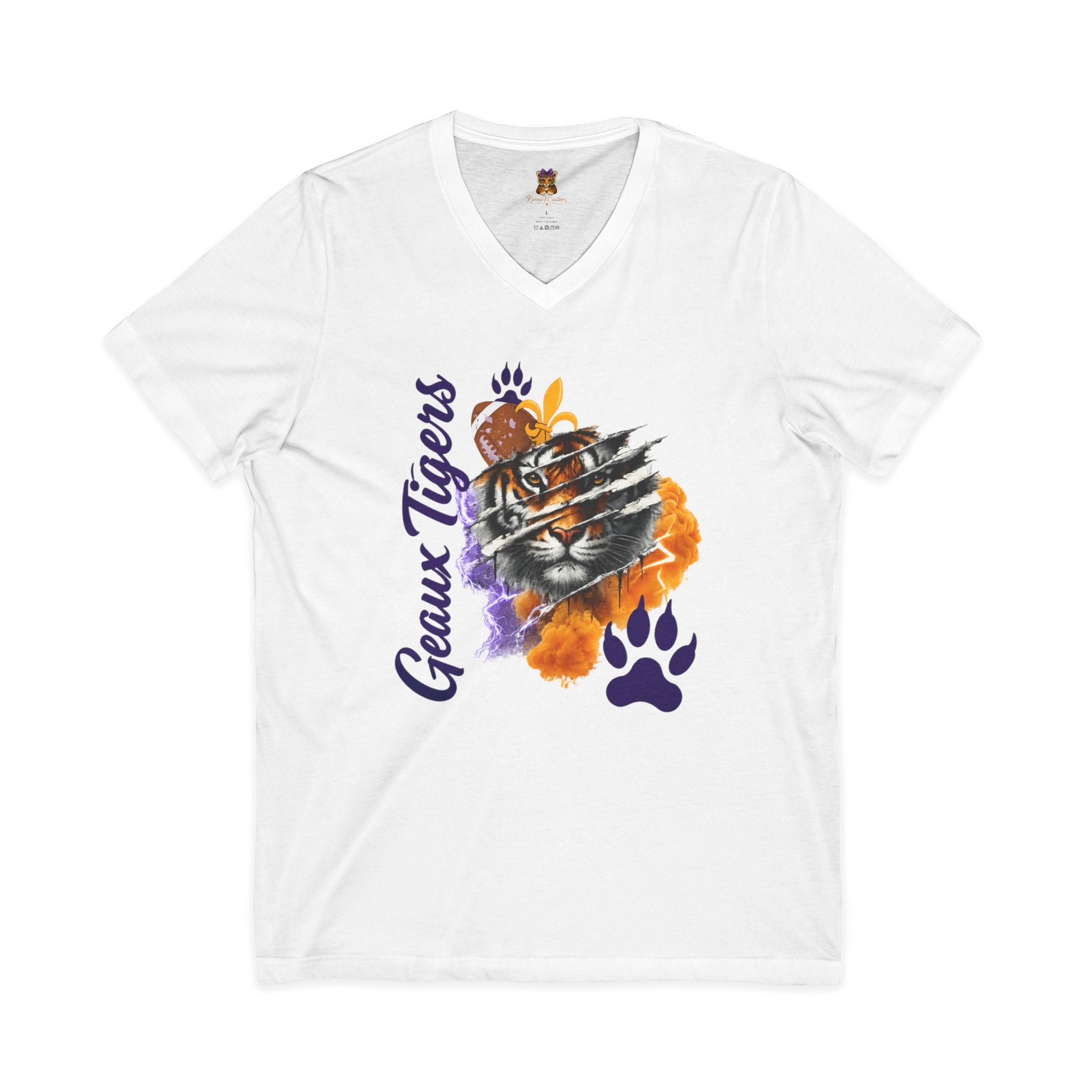 Geaux Tigers Shirt, LSU Inspired Tiger Tee, Comfort Colors Game Day Shirt, Purple Gold Football Shirt, Tiger Fan Gift