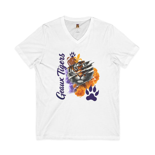 Geaux Tigers Shirt, LSU Inspired Tiger Tee, Comfort Colors Game Day Shirt, Purple Gold Football Shirt, Tiger Fan Gift