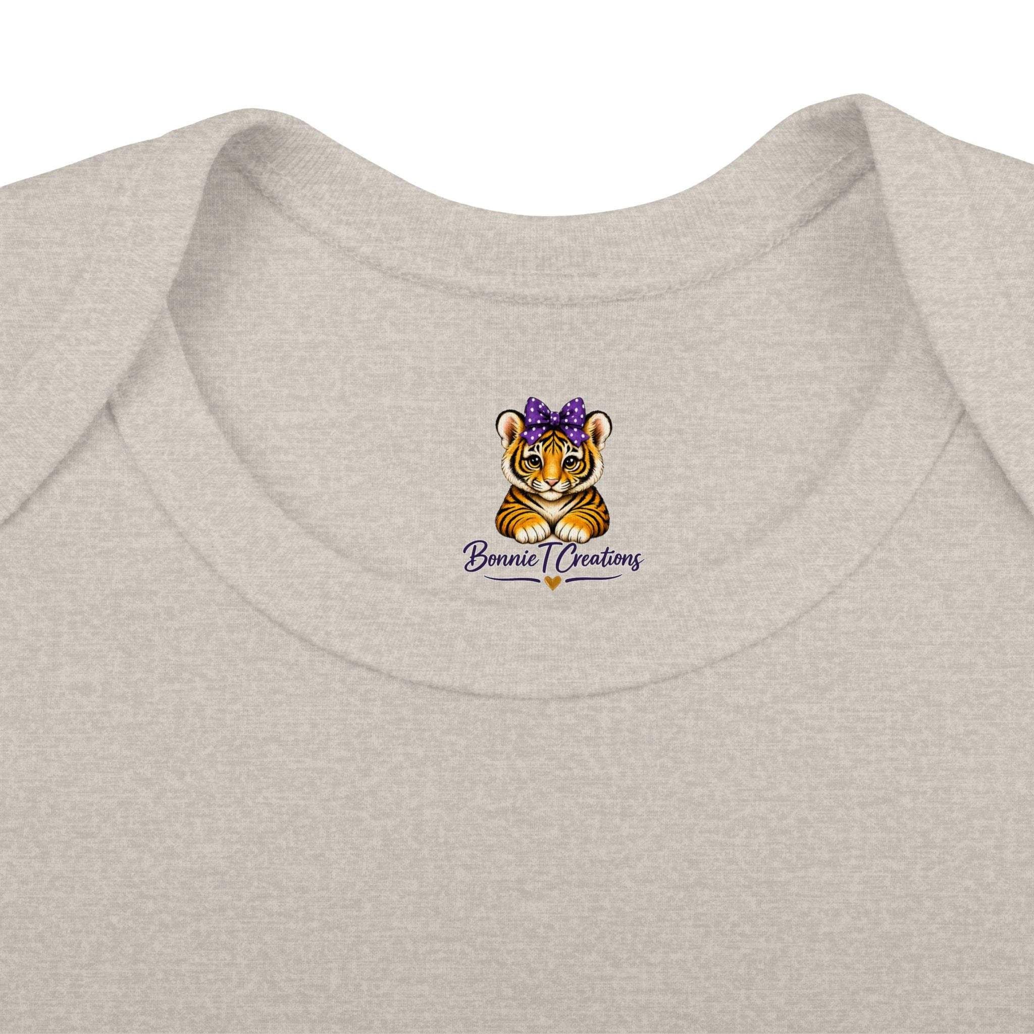 Geaux Girl LSU Tiger Infant Bodysuit — LSU Inspired Baby Announcement