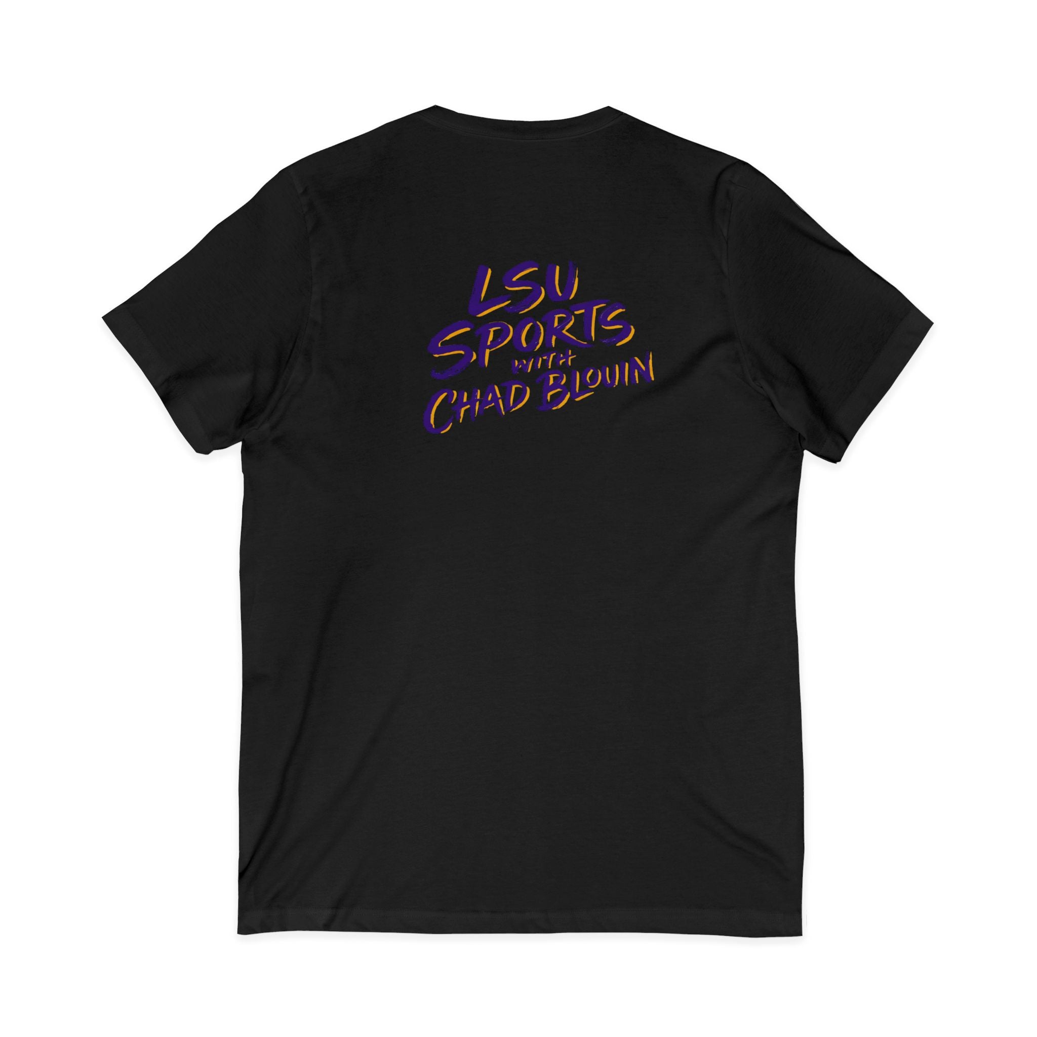 LSU Sports V-Neck Tee — Bayou Brothers Design
