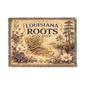 LSU Tiger Collage Woven Blanket | Collegiate Tiger Throw
