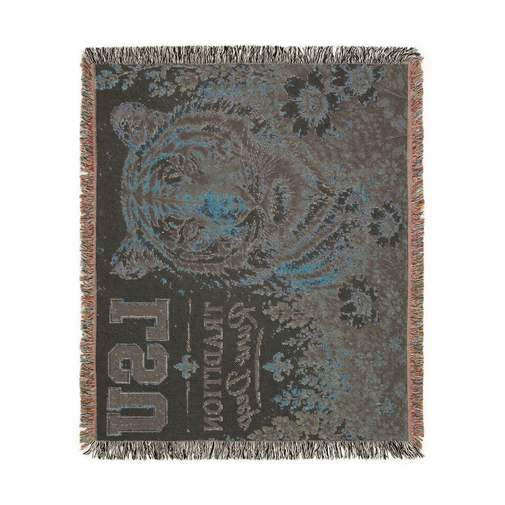 LSU Tiger Woven Blanket | Collegiate Tiger Throw