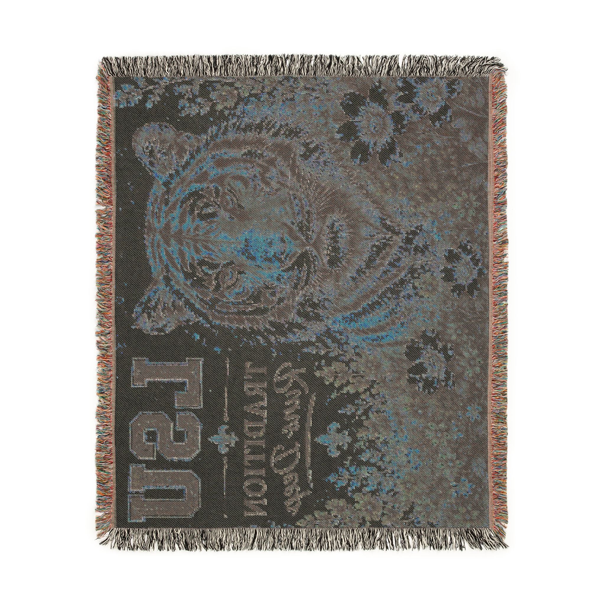 LSU Tiger Woven Blanket | Collegiate Tiger Throw