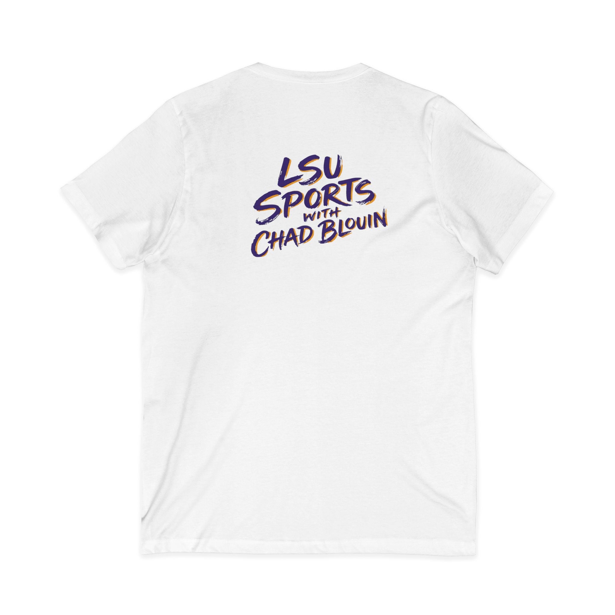 LSU Sports V-Neck Tee — Bayou Brothers Design