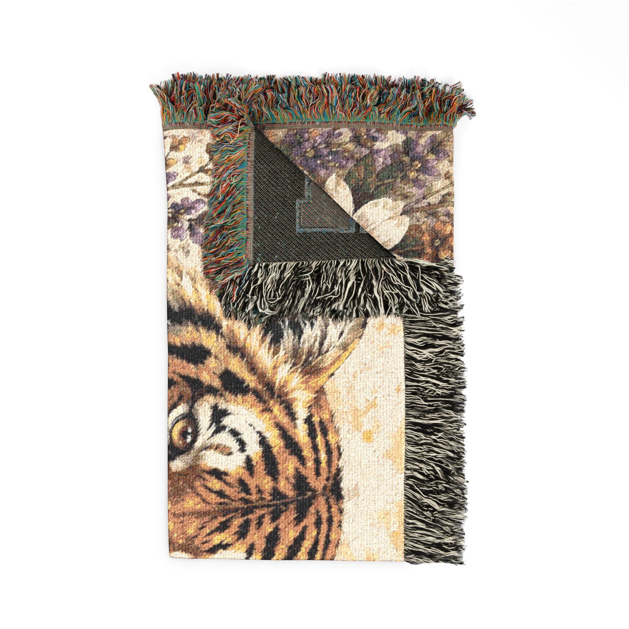 LSU Tiger Woven Blanket | Collegiate Tiger Throw
