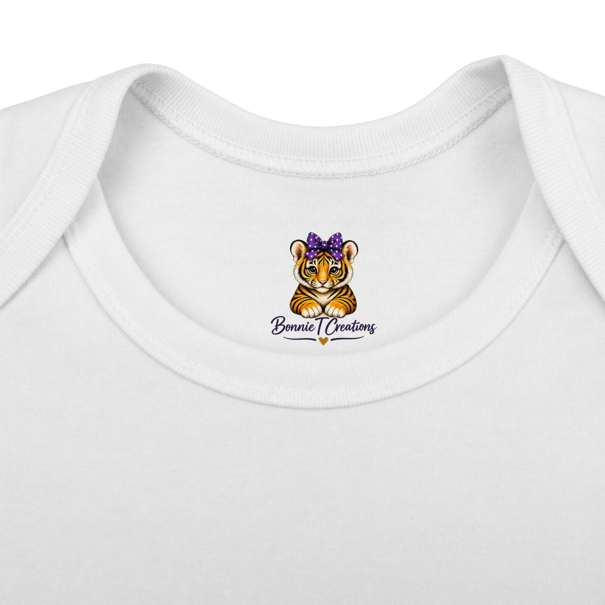 Geaux Girl LSU Tiger Infant Bodysuit — LSU Inspired Baby Announcement