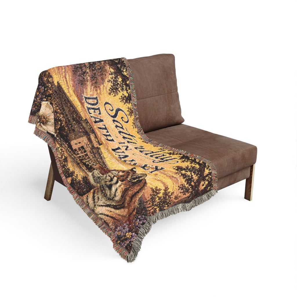 LSU Tiger Woven Blanket | Collegiate Tiger Throw
