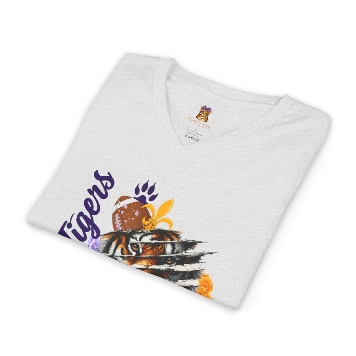 Geaux Tigers Shirt, LSU Inspired Tiger Tee, Comfort Colors Game Day Shirt, Purple Gold Football Shirt, Tiger Fan Gift