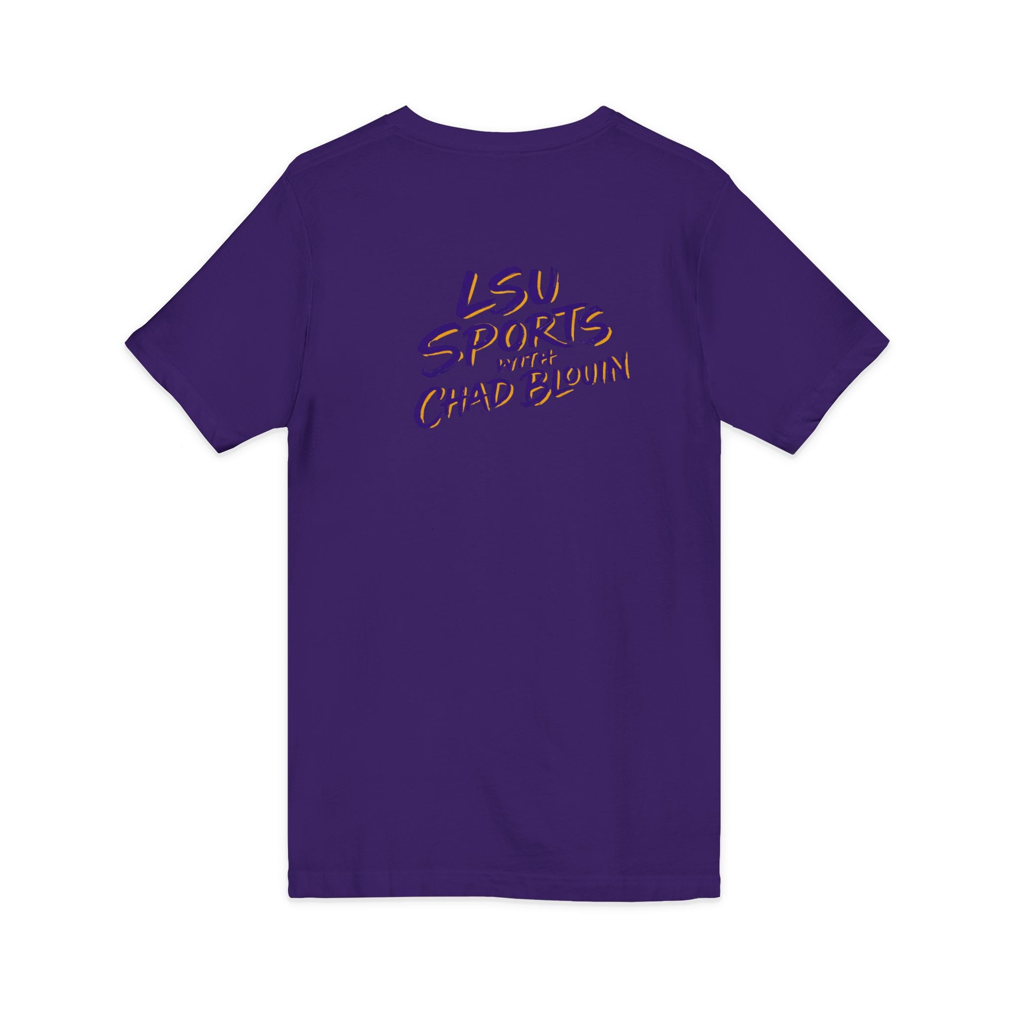 LSU Sports V-Neck Tee — Bayou Brothers Design