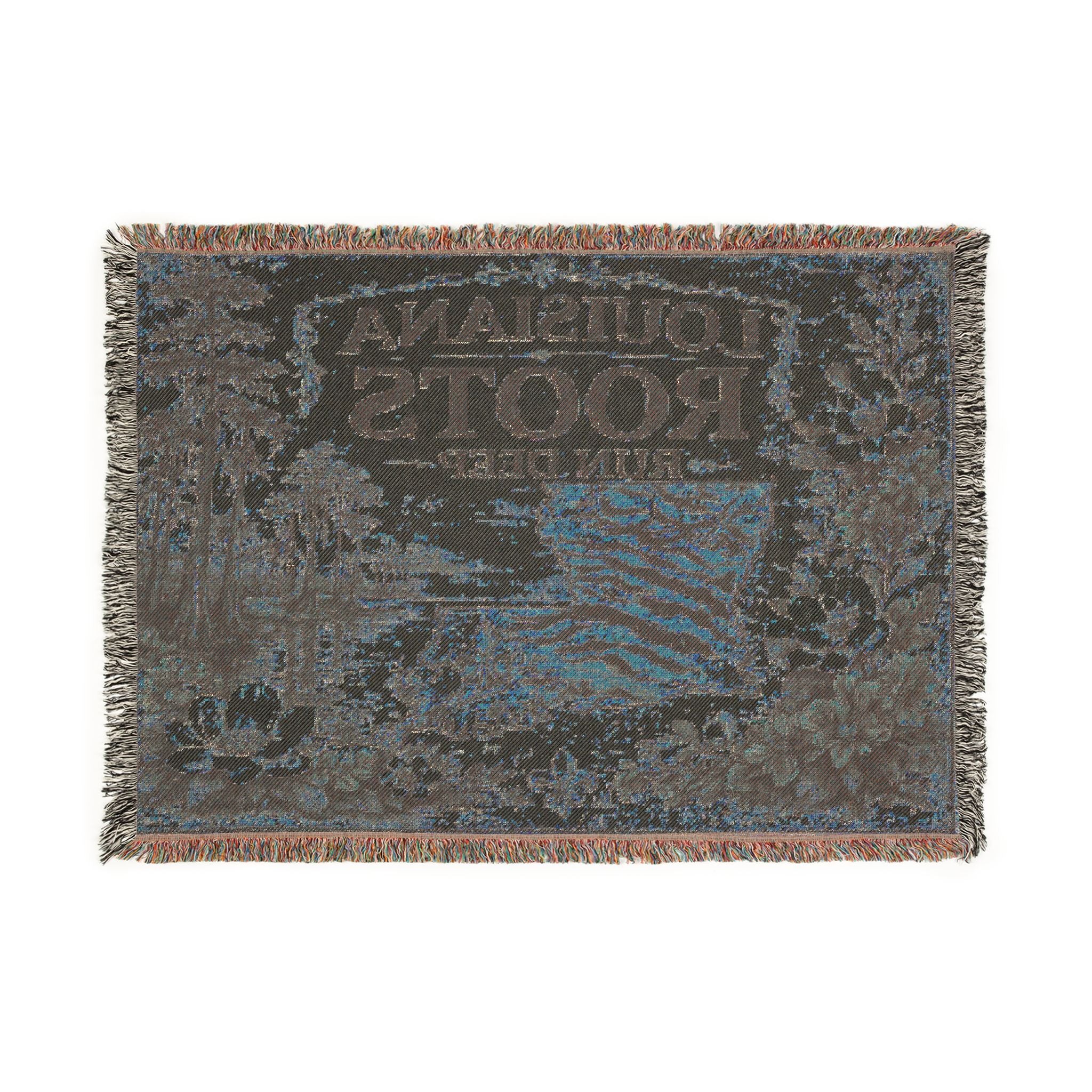 LSU Tiger Collage Woven Blanket | Collegiate Tiger Throw