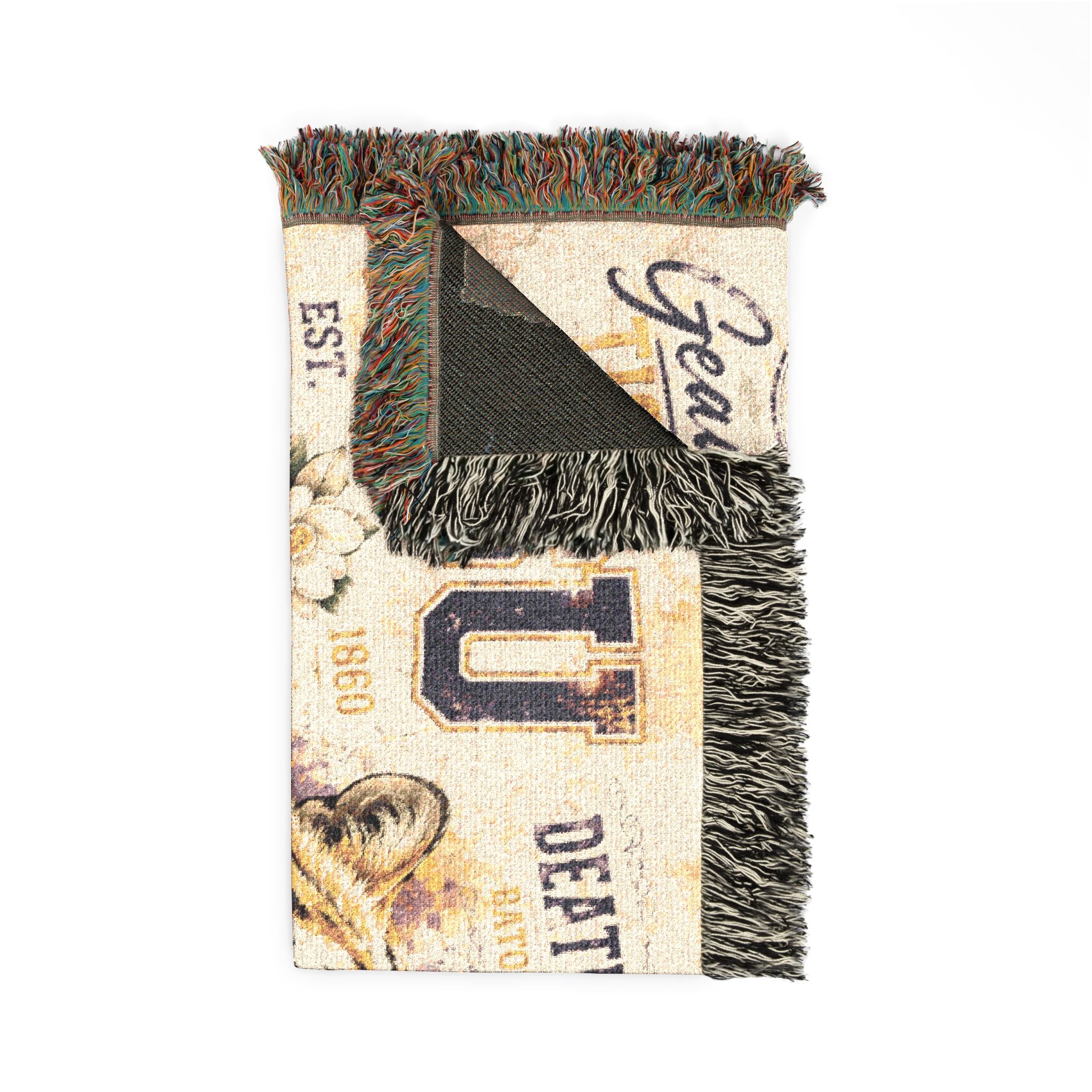 Copy of LSU Tiger Woven Blanket | Collegiate Tiger Throw