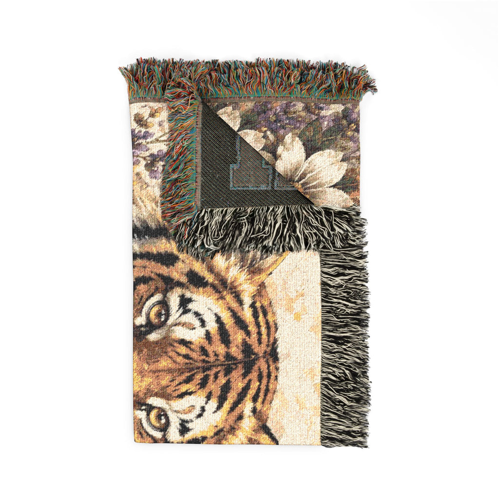 LSU Tiger Woven Blanket | Collegiate Tiger Throw