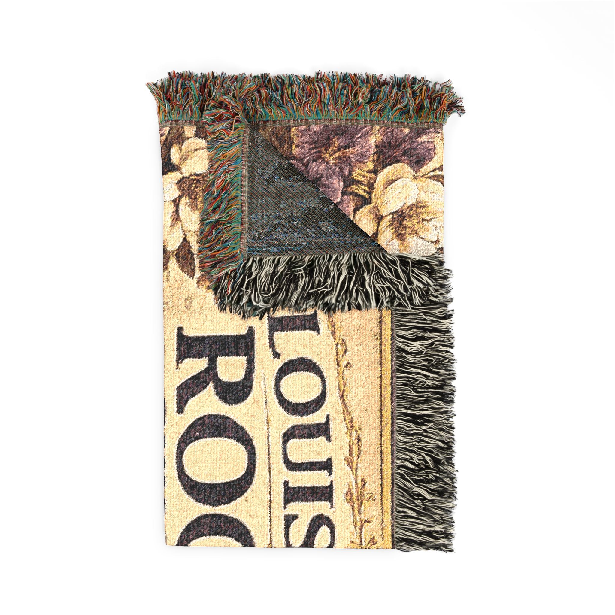 LSU Tiger Collage Woven Blanket | Collegiate Tiger Throw