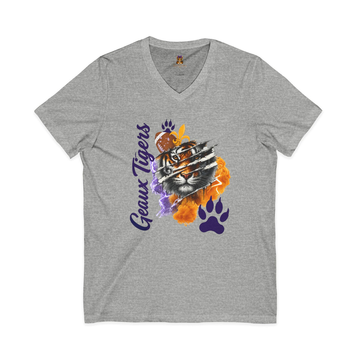 Geaux Tigers Shirt, LSU Inspired Tiger Tee, Comfort Colors Game Day Shirt, Purple Gold Football Shirt, Tiger Fan Gift