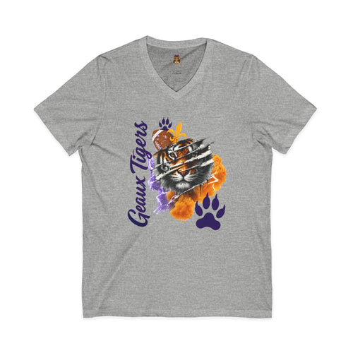 Geaux Tigers Shirt, LSU Inspired Tiger Tee, Comfort Colors Game Day Shirt, Purple Gold Football Shirt, Tiger Fan Gift