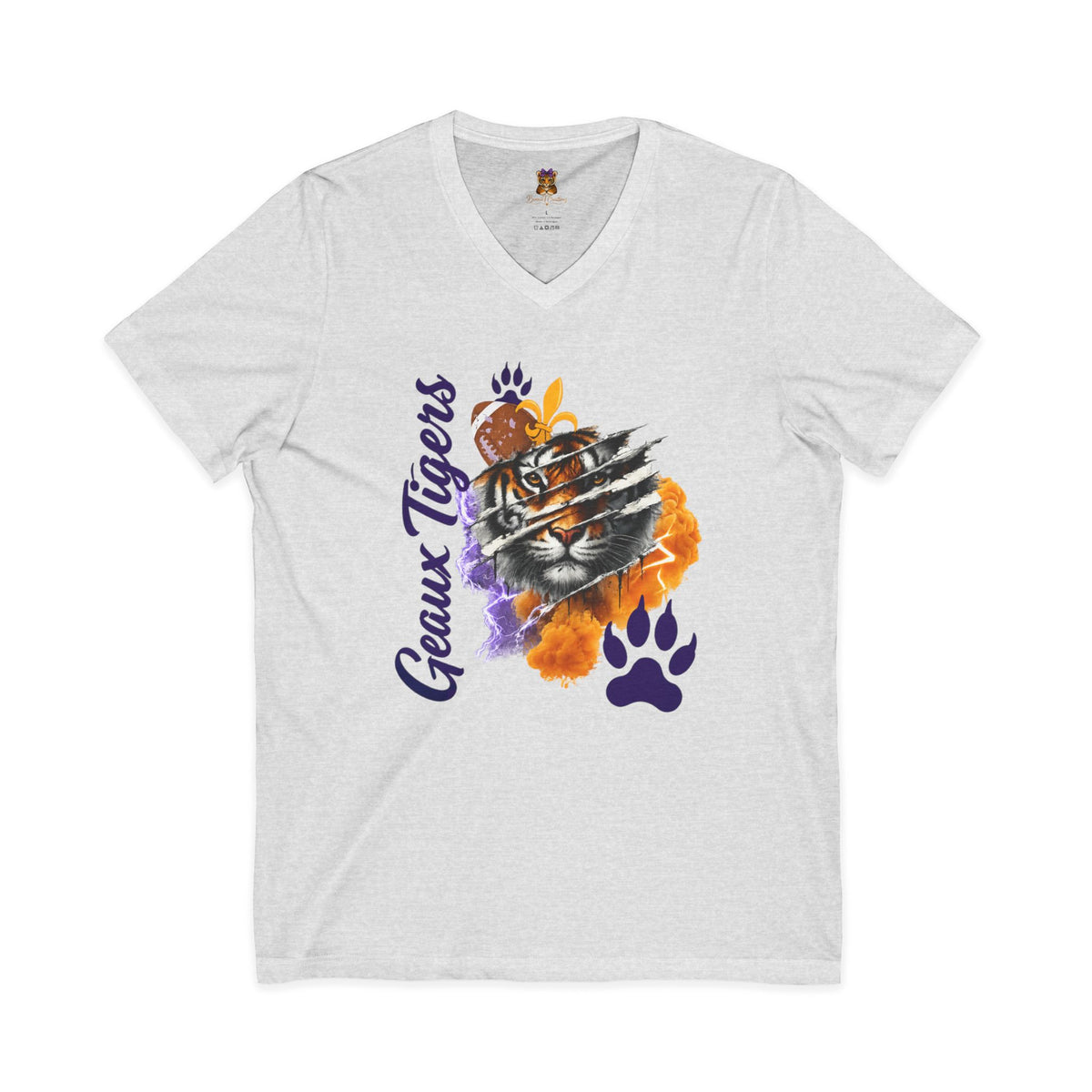 Geaux Tigers Shirt, LSU Inspired Tiger Tee, Comfort Colors Game Day Shirt, Purple Gold Football Shirt, Tiger Fan Gift