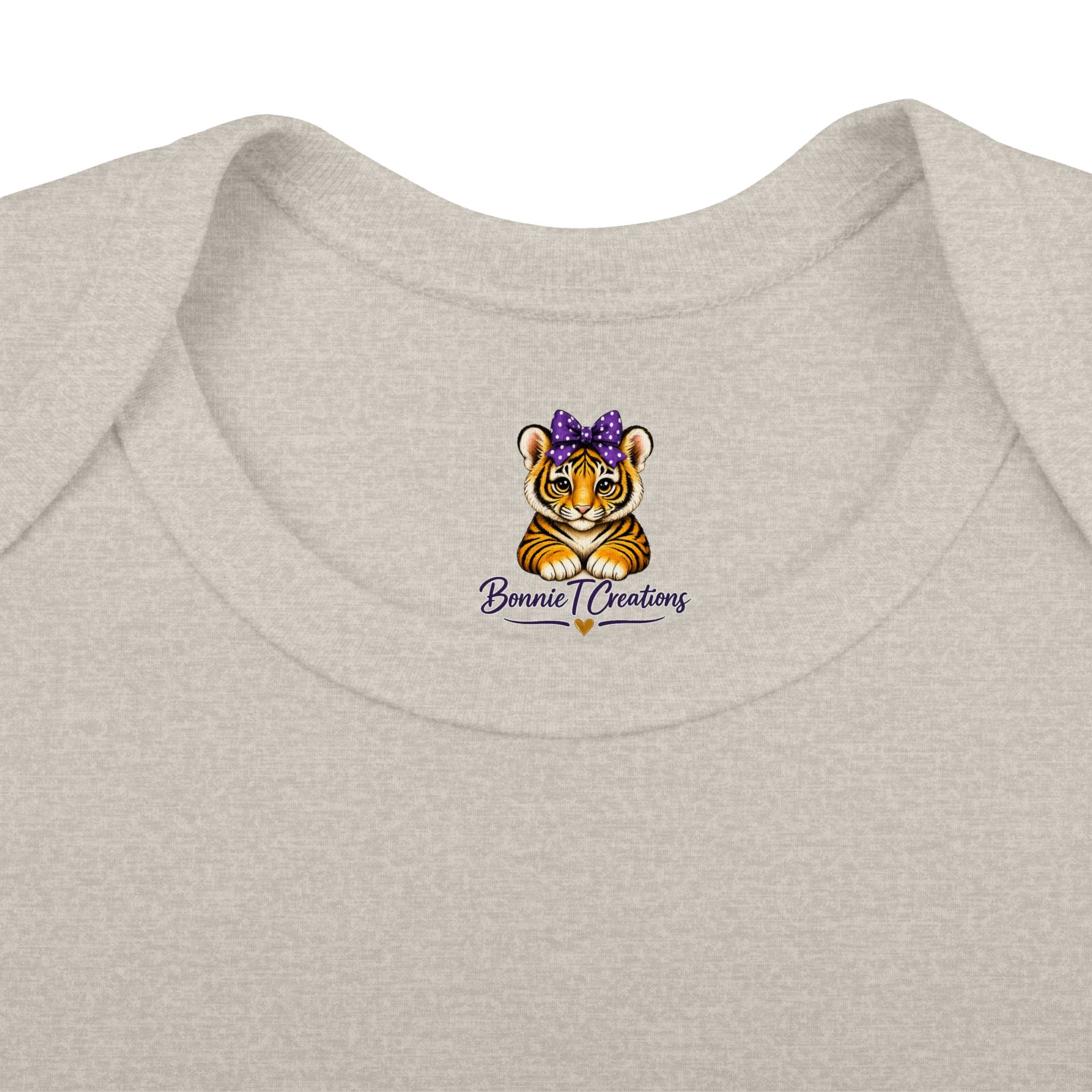 Saturdays Are for Tigers Baby Boy Bodysuit | LSU Baby Outfit | Purple Gold Football Baby Onesie | Game Day Infant Gift