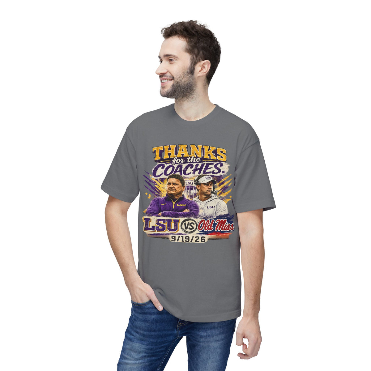 Thanks for the Coaches Shirt, LSU vs Ole Miss 2026 Shirt, College Football Rivalry Tee, Gameday Shirt