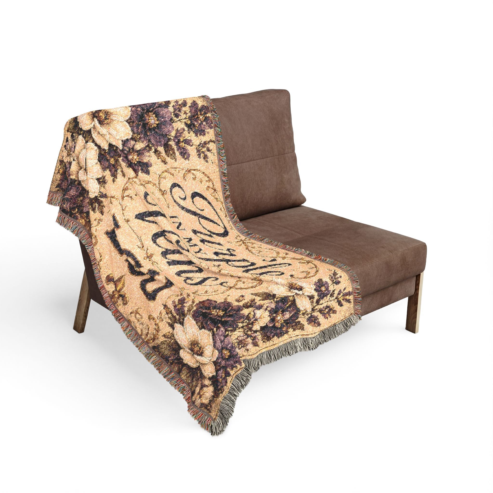 LSU Tiger Collage Woven Blanket | Collegiate Tiger Throw